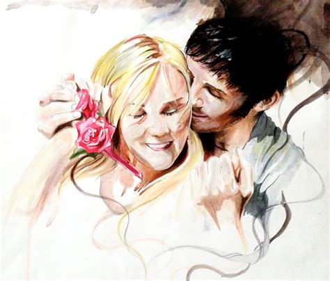 Love Couple Color Drawing By Katy Lipscomb Art No 1366