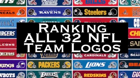 RANKING ALL 32 NFL TEAM LOGOS YouTube
