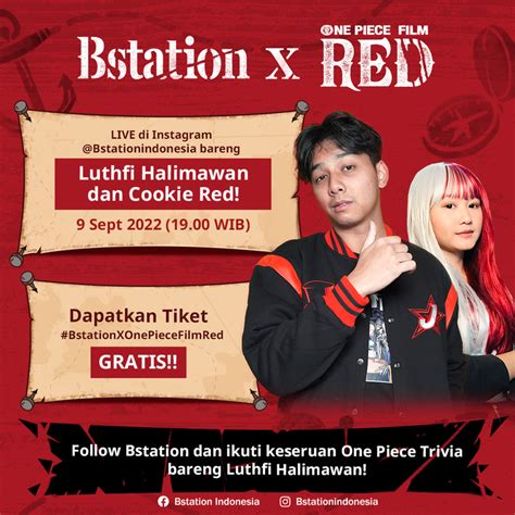 Screening BStation x One Piece Film Red Banjir Kreator!