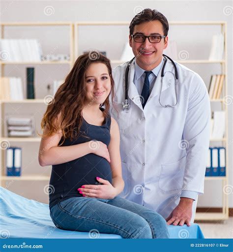 doctor examining pregnant woman patient stock image image of gynecologist abdomen 222816107