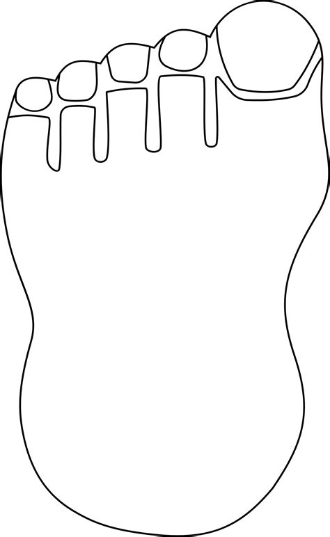 Outline Clipart Foot Outline Foot Transparent Free For Download On