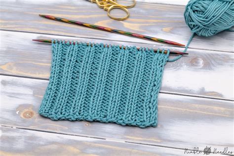 How To Knit The 2x2 Rib Stitch Detailed Tutorial For Beginners Video