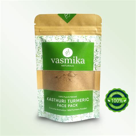 Kasthuri Turmeric Vasmika Naturals Natural Facepack