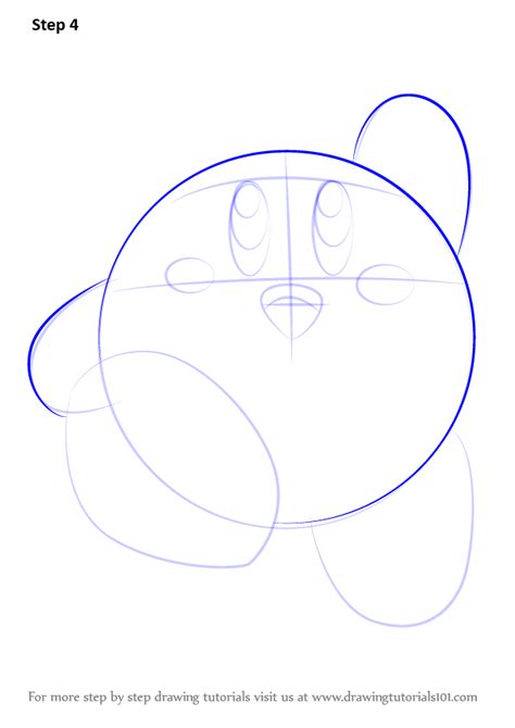 Step By Step How To Draw Kirby