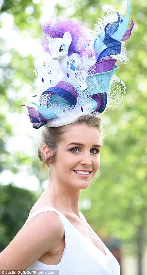 Ascot Ladies Day Racegoers In Supersized Hats And Chic Dresses Daily