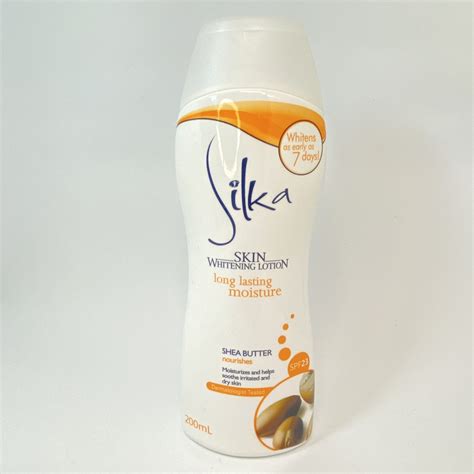 Silka Skin Whitening Lotion W Shea Butter 200ml Spf 23 Glutathione