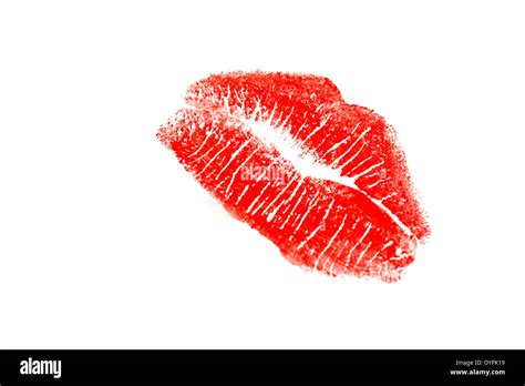 Red Lipstick Kiss Hi Res Stock Photography And Images Alamy