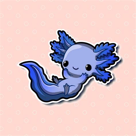 Super Adorable Blue Axolotl Buddy He Would Be Perfect For Anyone Who