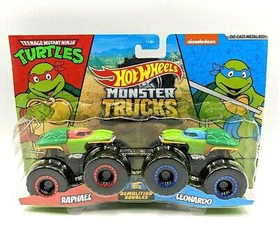 Hot Wheels Teenage Mutant Ninja Turtles Monster Trucks Pack Leonardo