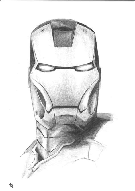 Sad Iron Man Drawing