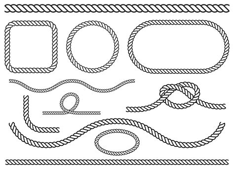 Rope Border Vector Art Icons And Graphics For Free Download