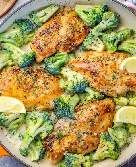 juicy creamy chicken and broccoli healthy fitness meals