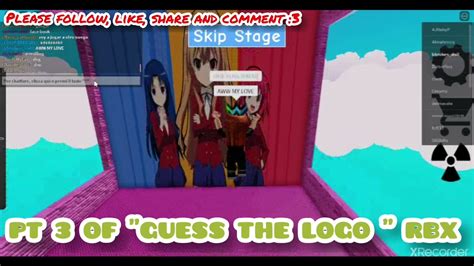 GUESS THE LOGO ROBLOX ANIME ANSWERS PT YouTube