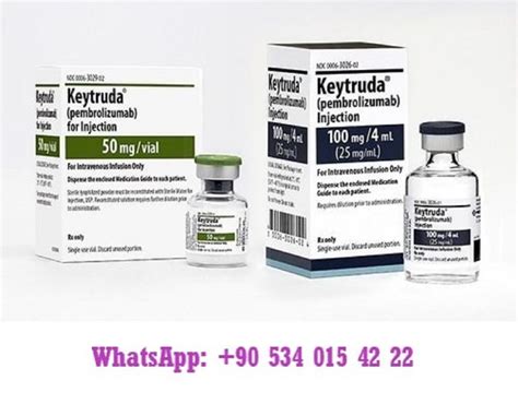 Pembrolizumab Mg Keytruda Injections Form Liquid Packaging Type