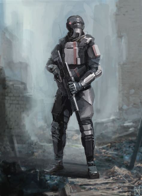 Future Soldier Future Soldier Sci Fi Concept Art Soldier