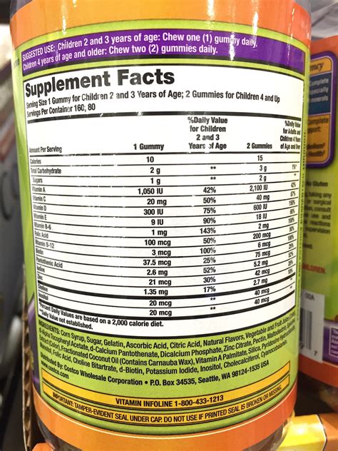 Our list of all of the potion ingredients currently found in harry potter wizards unite. Kirkland Children's Complete Multivitamin Gummies ...