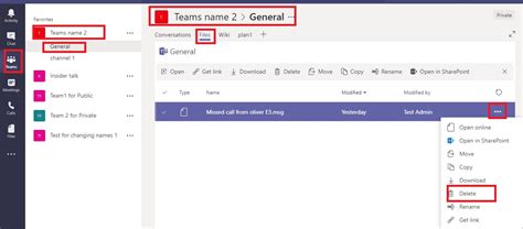 Sadique hassan · feb 25, 2021 · tricks. How does one delete a file from Teams? - Microsoft Community