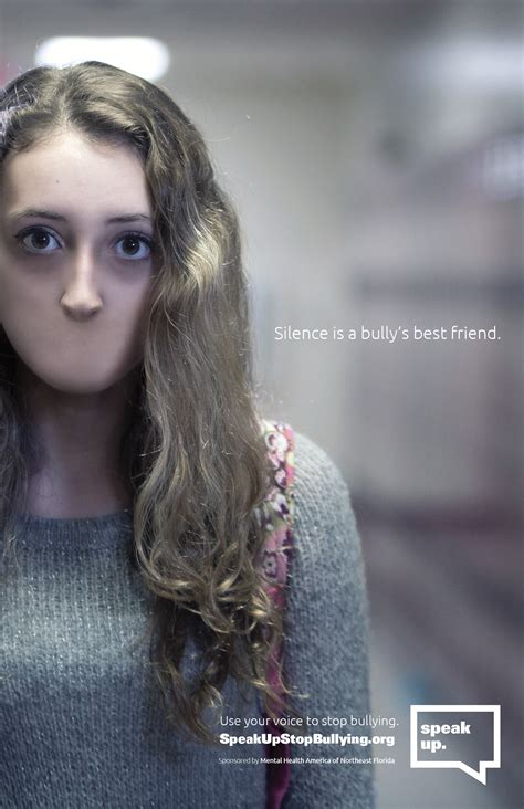 Silence Is A Bully S Best Friend On Behance