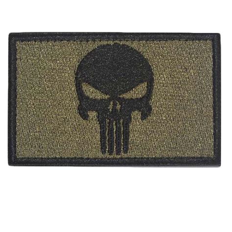 Punisher Skull Tactical Morale Patch Ziptac