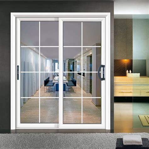 Interior French Sliding Glass Dooraluminum Glass Doors With Grills