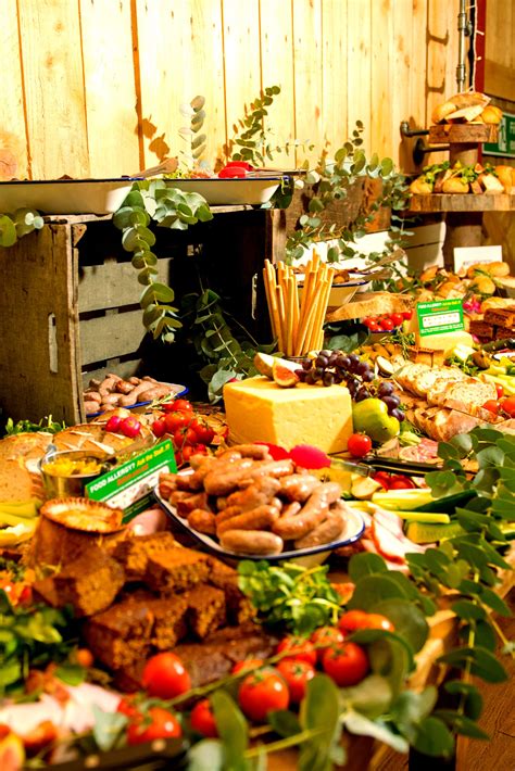 Rustic Wedding Grazing Table Chic Buffet With A Healthy Twist And No