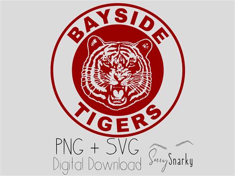 Bayside Tigers Digital Download Png Svg Cut File Etsy
