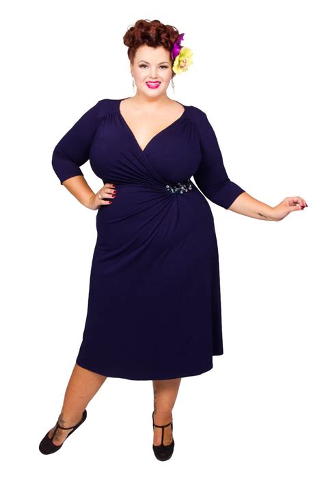 Vintage Style 1940s Plus Size Dresses