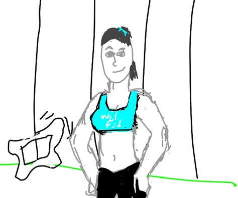 Wii Fit Trainer Female Drawception