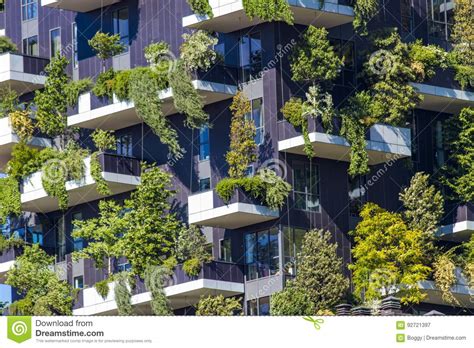 Vertical Forest Buildings In Milan Italy Stock Image Image Of Nuova