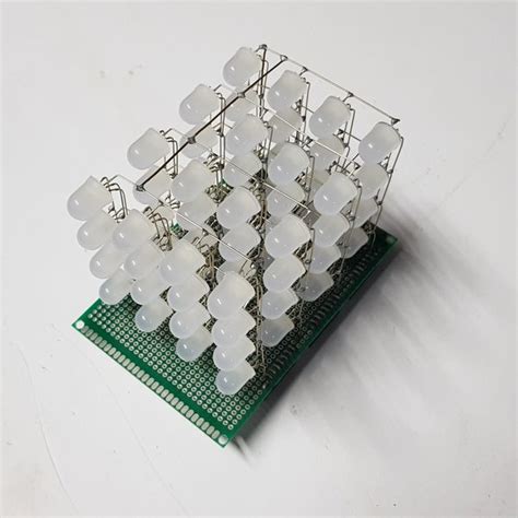 Esp 01 Control Rgb Led Cube 4x4x4