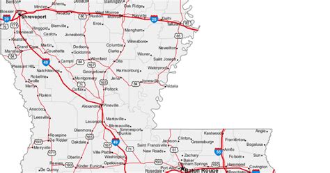 Major Cities In Louisiana Map Iucn Water