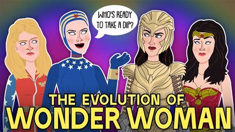 The Evolution Of Wonder Woman Animated