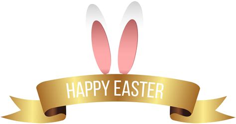 Logo Banner Easter Clip Art Easter Png Download 80004235 Free