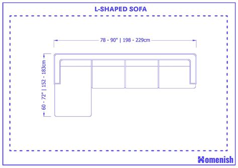 L Shape Sofa Standard Size Baci Living Room