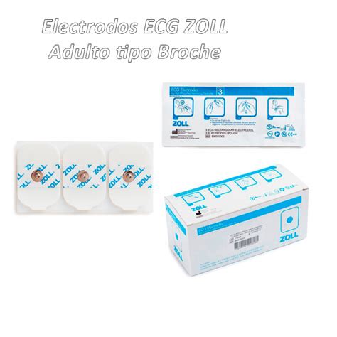 Electrodos Ecg Zoll Adulto Tipo Broche Cpb Medical S A C