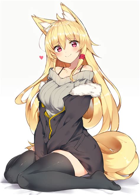 Pretty Fox Girl Original Anime Character Digital Dec
