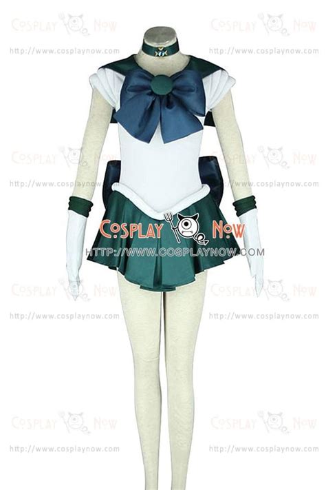 Sailor Neptune Michiru Kaioh Costume For Sailor Moon Cosplay Uniform Dress