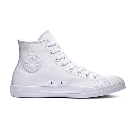 Converse Chuck Taylor All Star Leather High Unisex Casual Trainers In White Lyst