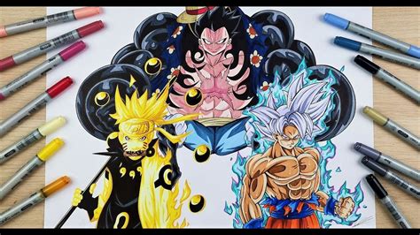 Goku And Naruto Fusion Drawing