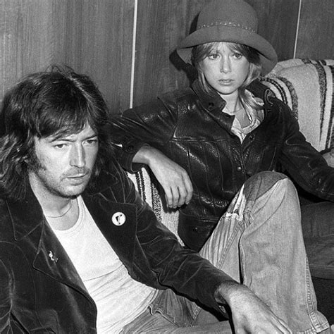 September 1975 Eric Clapton And Pattie Boyd Pattie Is Wearing The