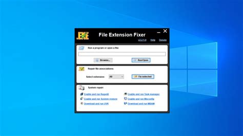 File Extension Fixer 2310 ダウンロードと使い方 ソフタロウ
