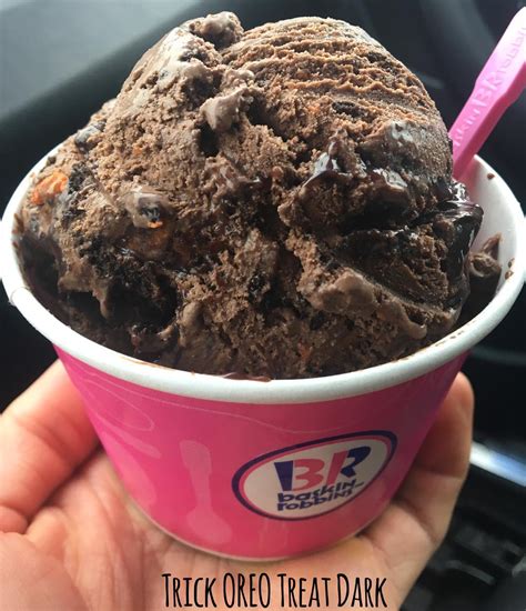 Review Baskin Robbins Trick Oreo Treat Dark Ice Cream Junk Banter