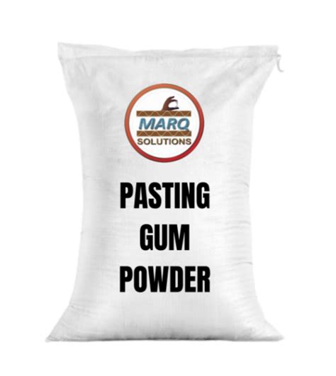 White Pasting Gum Powder Packaging Type Bag Packaging Size 25kg At