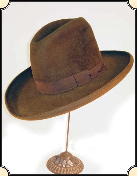 Z Sold 1910 Hamley Nutria Hat In Plush Finish Mink Brown