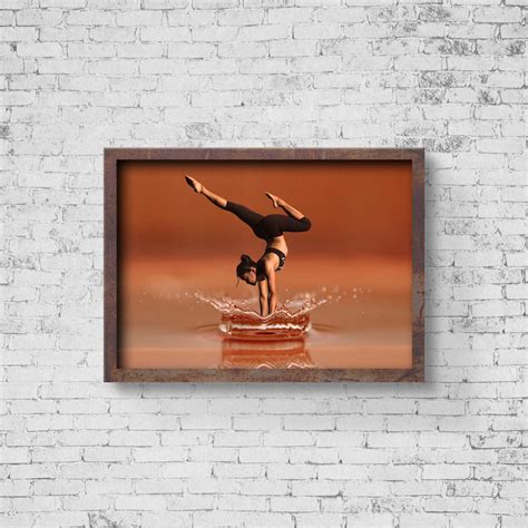 Dance Photo Framed Wall Art Dancing Sport Stretched Canvas Etsy