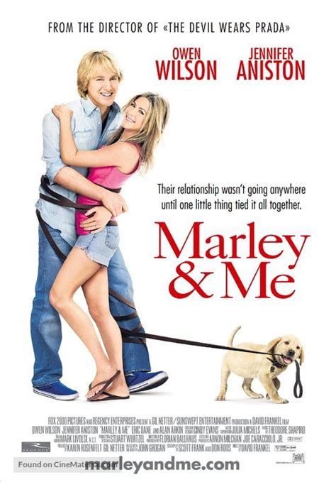 Marley And Me 2008 Us Movie Poster Their Relationship Wasnt Going