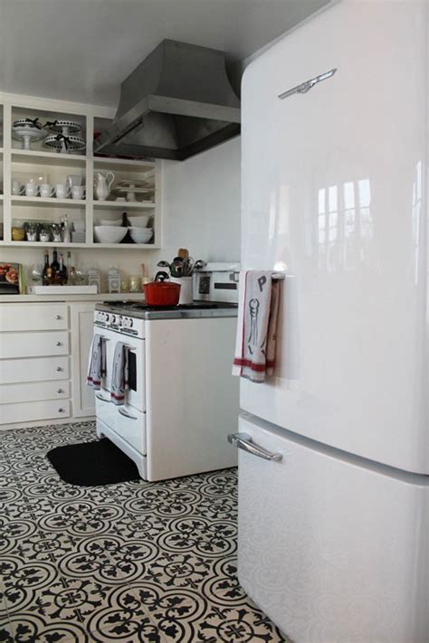 Patterned Tiles On Kitchen Floors