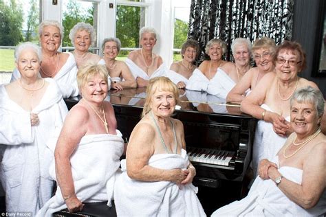 British Legion Calendar Girls Inspired Shoot Sees Glamorous Grannies Strip Off Daily Mail Online