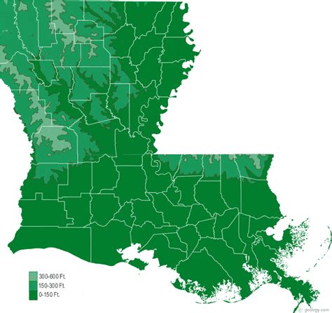 Map Of Louisiana Louisiana Map Workforce Development Physical Map
