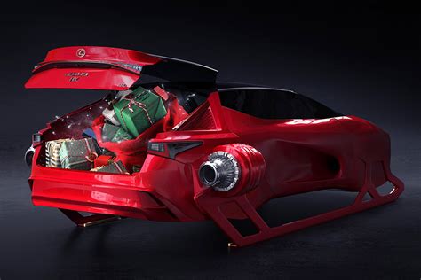 Lexus Has Designed This Hx Sled For Santa Claus Visorph